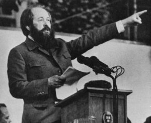 Aleksandr Solzhenitsyn in Harvard 1978