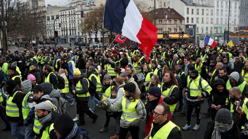 Yellow Vest protestors, France.