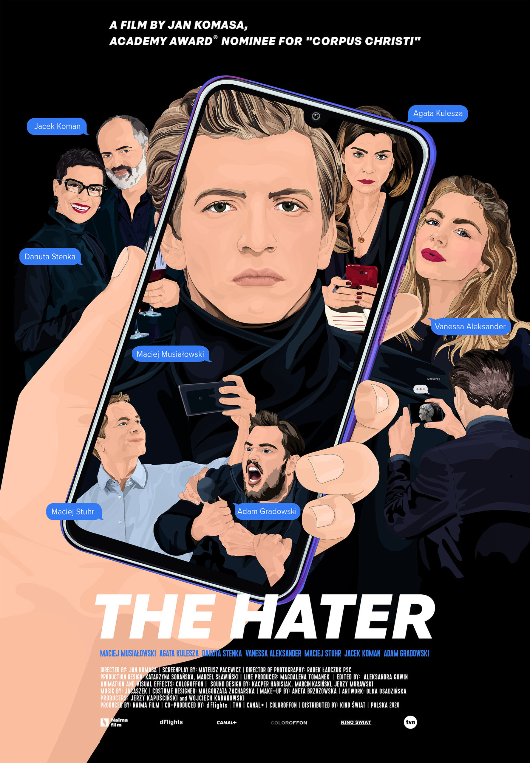 The Hater (2020) & other works by Jan Komasa