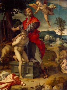 安德里亚·德尔·萨托（Andrea del Sarto），《以撒的牺牲》，1527年。